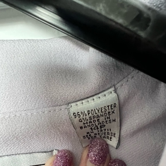 Elegant Lavender Women's Jacket with matching skirt. Amanda Smith Petites EUC - Picture 3 of 9